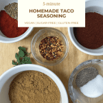 pin image for homemade taco seasoning