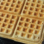 belgian waffles finished in waffle maker