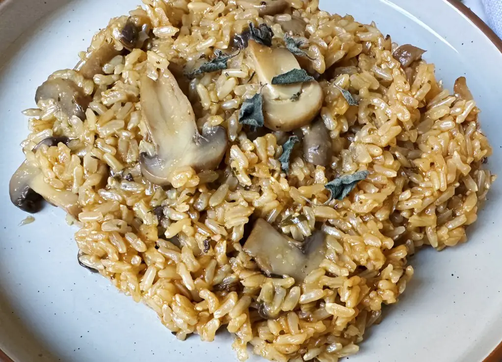 Instant pot brown rice risotto