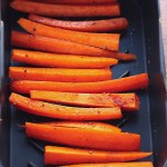 carrot fries in air fryer basket