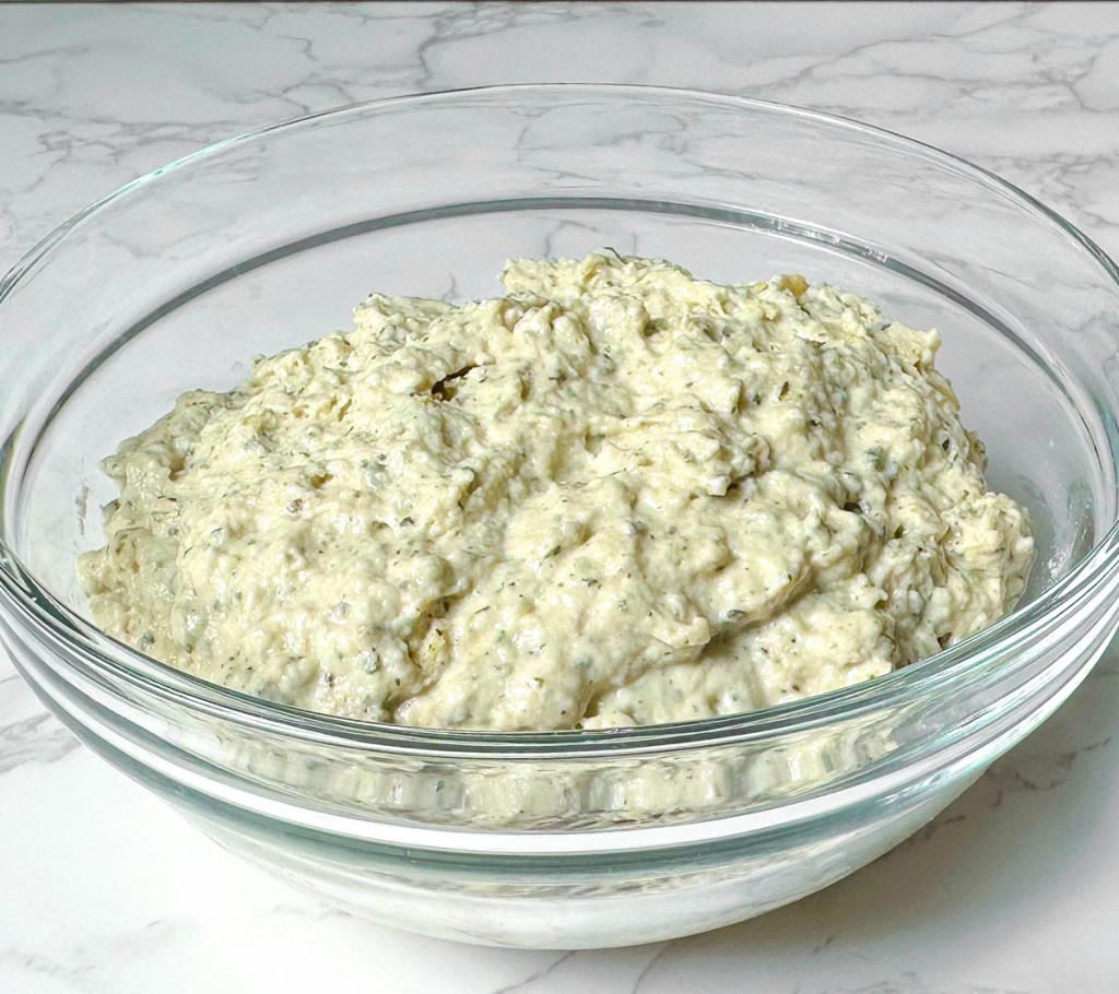 Dumpling dough consistency shown