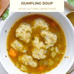 pin image for vegetable dumpling soup