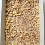 apple cinnamon baked oatmeal before baking