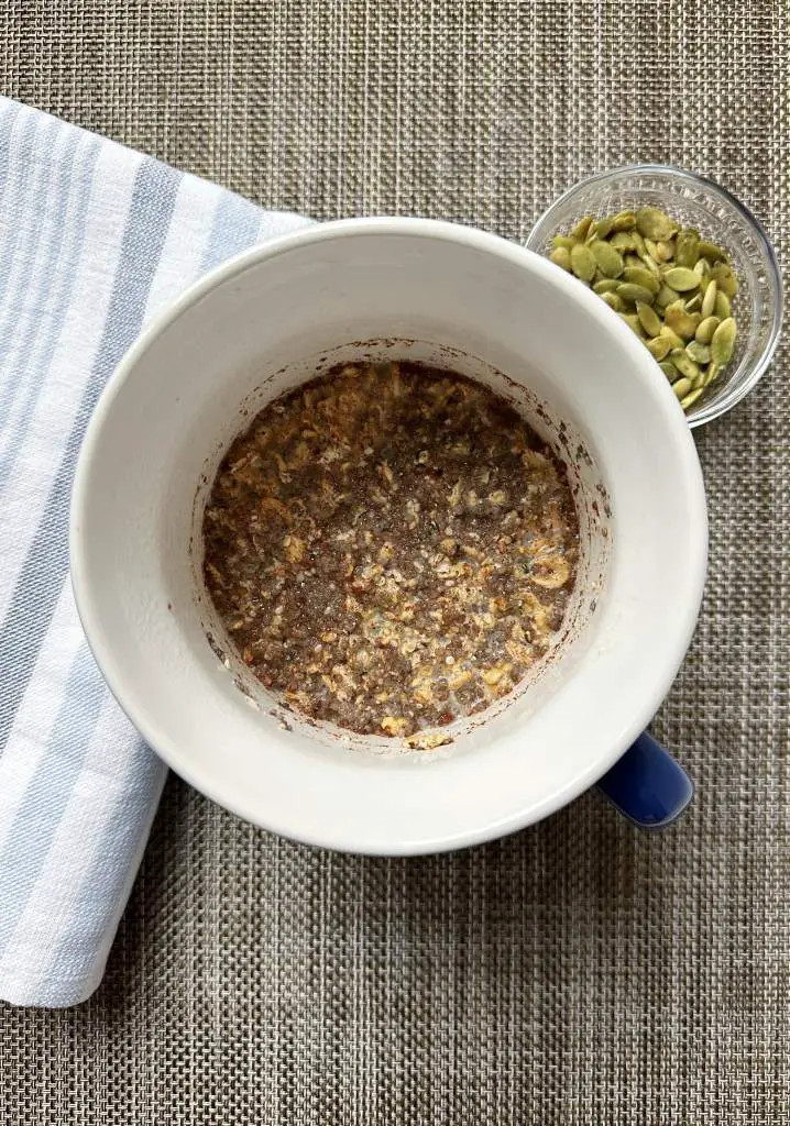 Easy vegan overnight oats after soaking