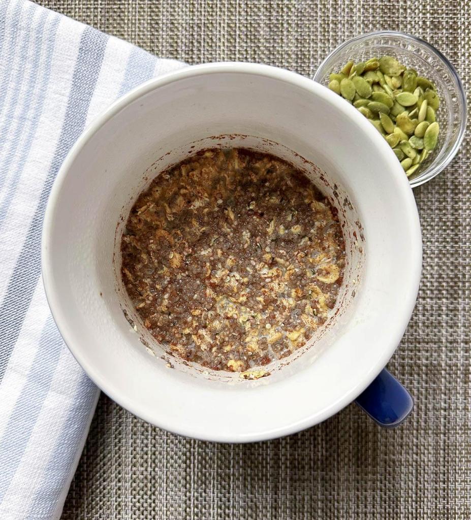 Easy vegan overnight oats after soaking