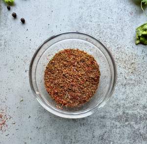 small bowl of finished montreal steak seasoning