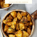 pin image for vegan breakfast potatoes