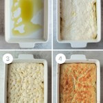 4 steps vegan focaccia dough