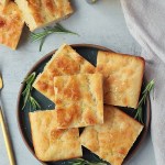 finished easy vegan focaccia bread