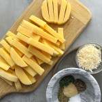 polenta cut into fries