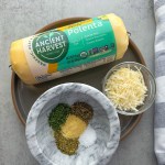 ingredients to make crispy polenta fries