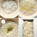 4 steps rye bread dough