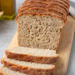 sliced loaf of rye sandwich bread