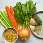 ingredients for vegan italian wedding soup