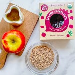 ingredients for beet apple farro salad