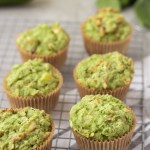 hidden veggie muffins on a cooling tray