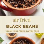 pin image for air fried black beans