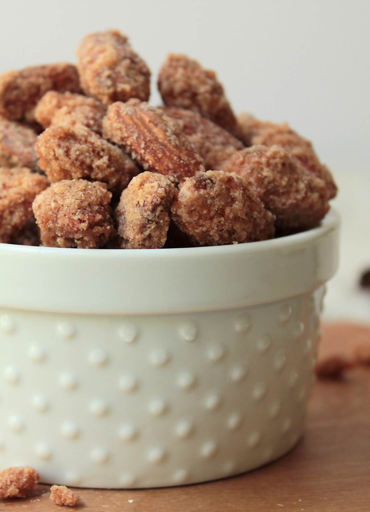 Cinnamon Sugar Candied Almonds