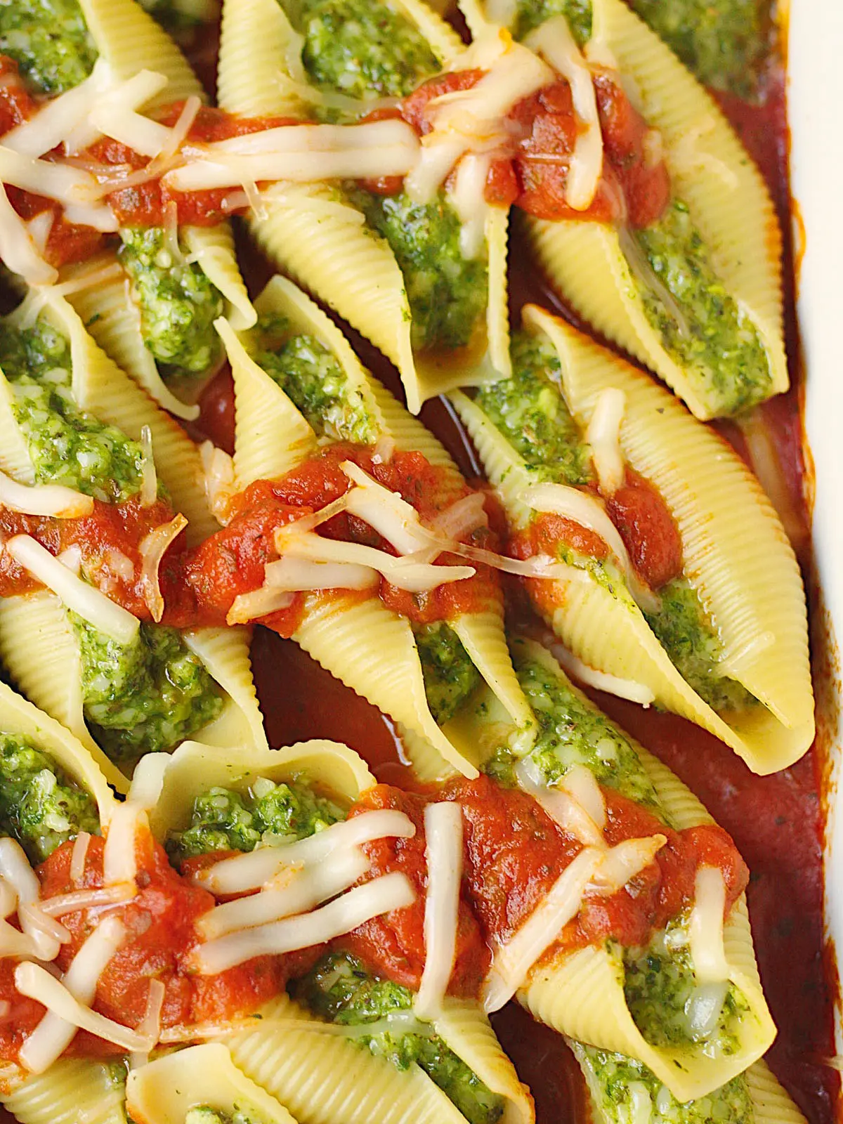 Vegan Stuffed Shells with Spinach