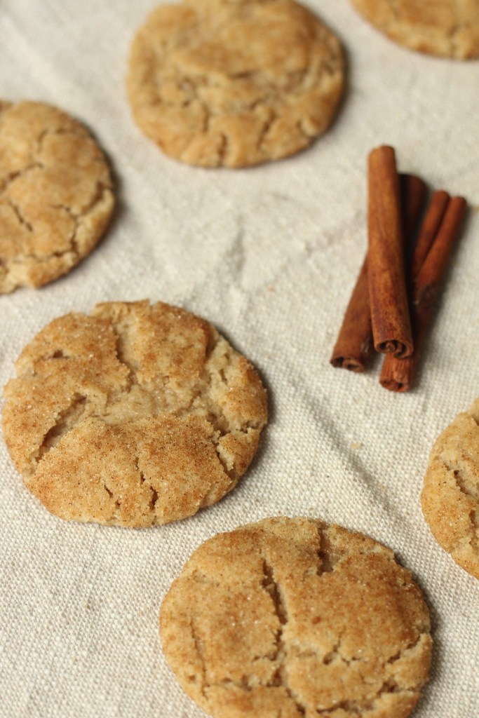 finished vegan snickerdoodle cookies