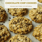 pin image for sweet potato chocolate chip cookies