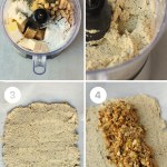 4 steps of preparing vegan gluten-free holiday roast
