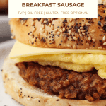 pin image for breakfast sausage patties