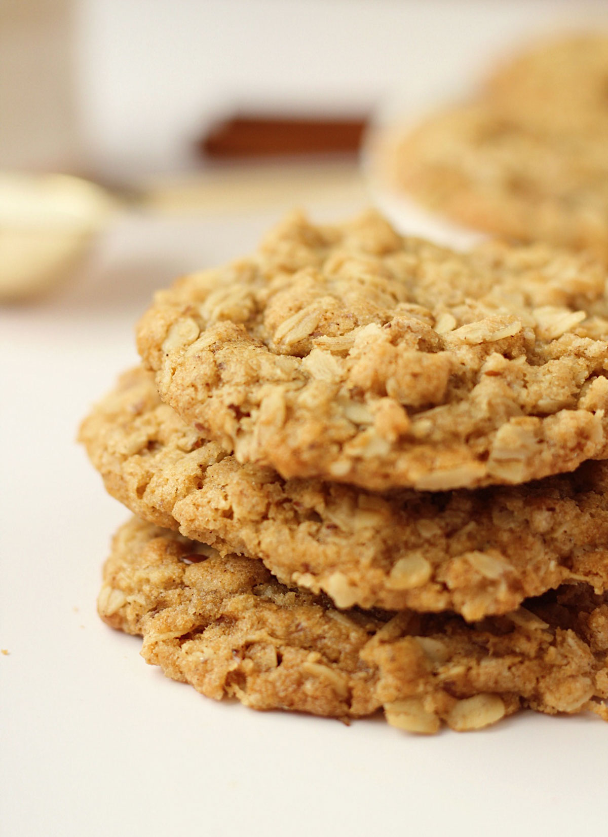Gluten-Free Vegan Oatmeal Cookies