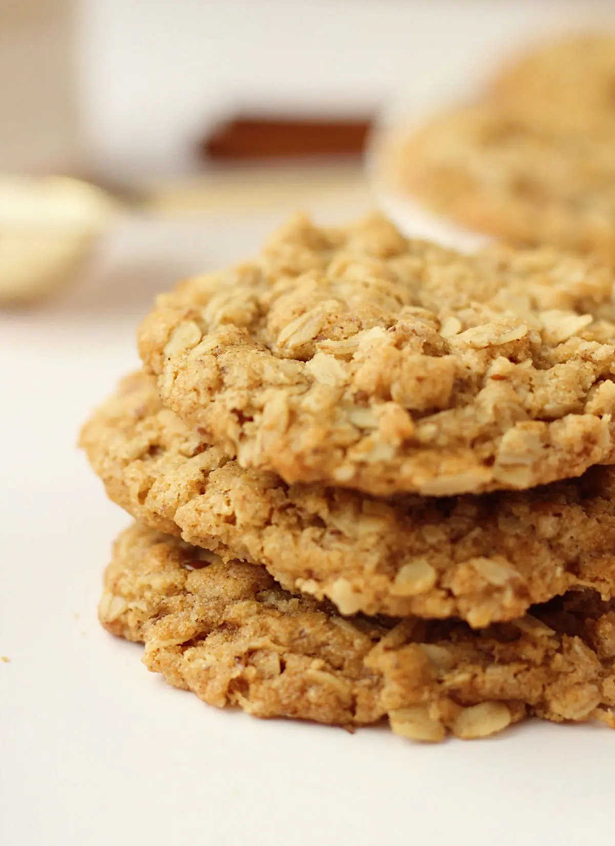 Gluten-Free Vegan Oatmeal Cookies