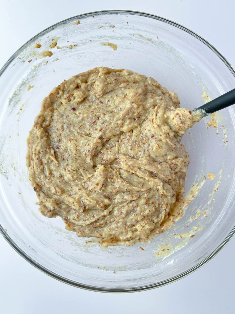 finished vegan pizzelle batter