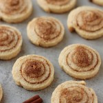 vegan pie crust cookies laid out