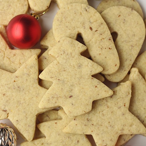undecorated vegan cut out sugar cookies