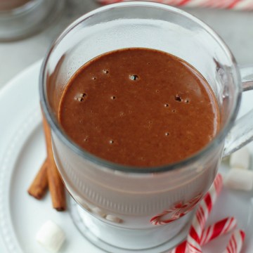 homemade hot chocolate no toppings