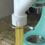 kitchen aid mixer making spaghetti noodles