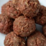 beyond meatballs close up without sauce