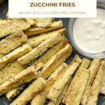 pin image for zucchini fries