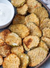 3-Ingredient Vegan Fried Pickles