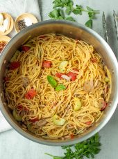 One-Pot Vegan Spaghetti