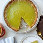 top view key lime tart
