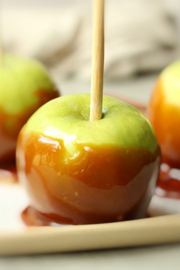 vegan caramel apple