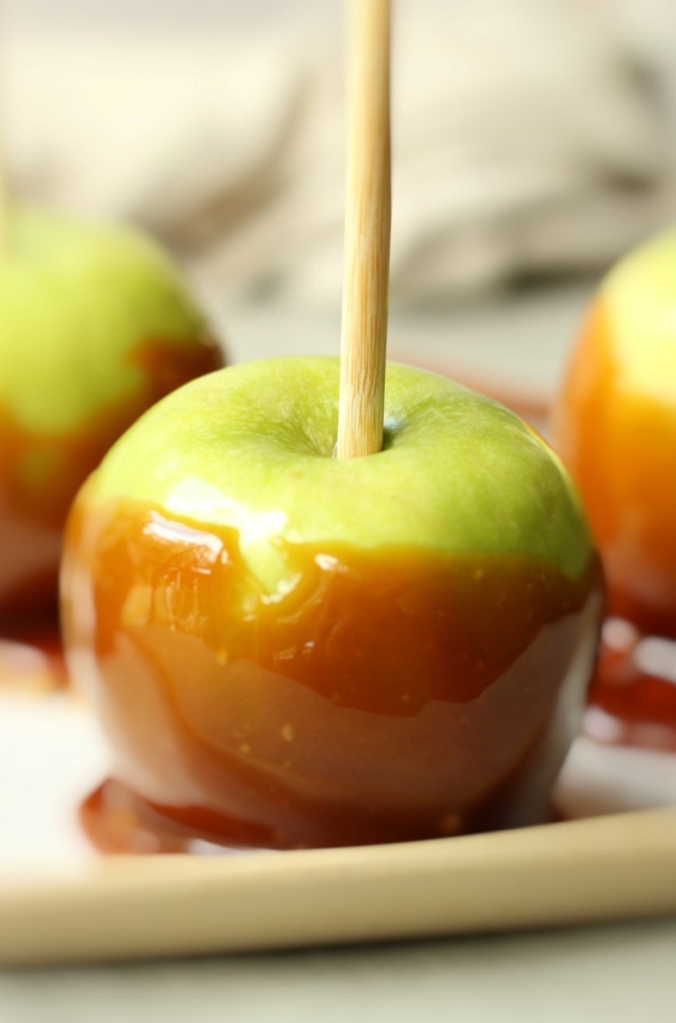 vegan caramel apple