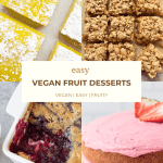 vegan fruit dessert pin image